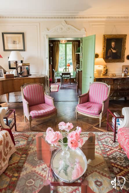 Salon d'un bien en location saisonnière