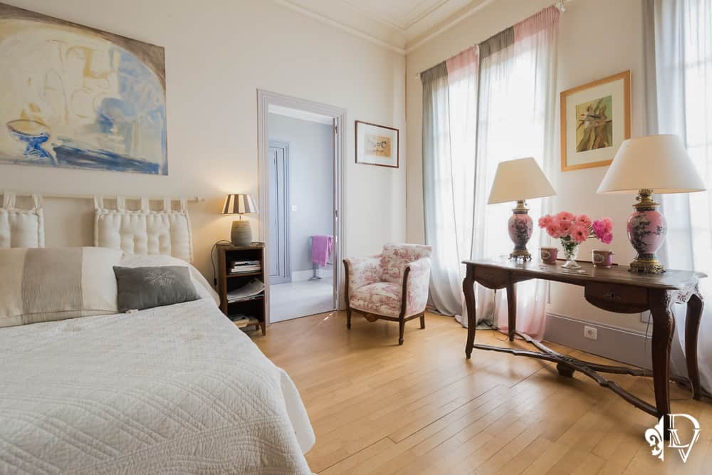 Chambre d'une maison en location saisonnière