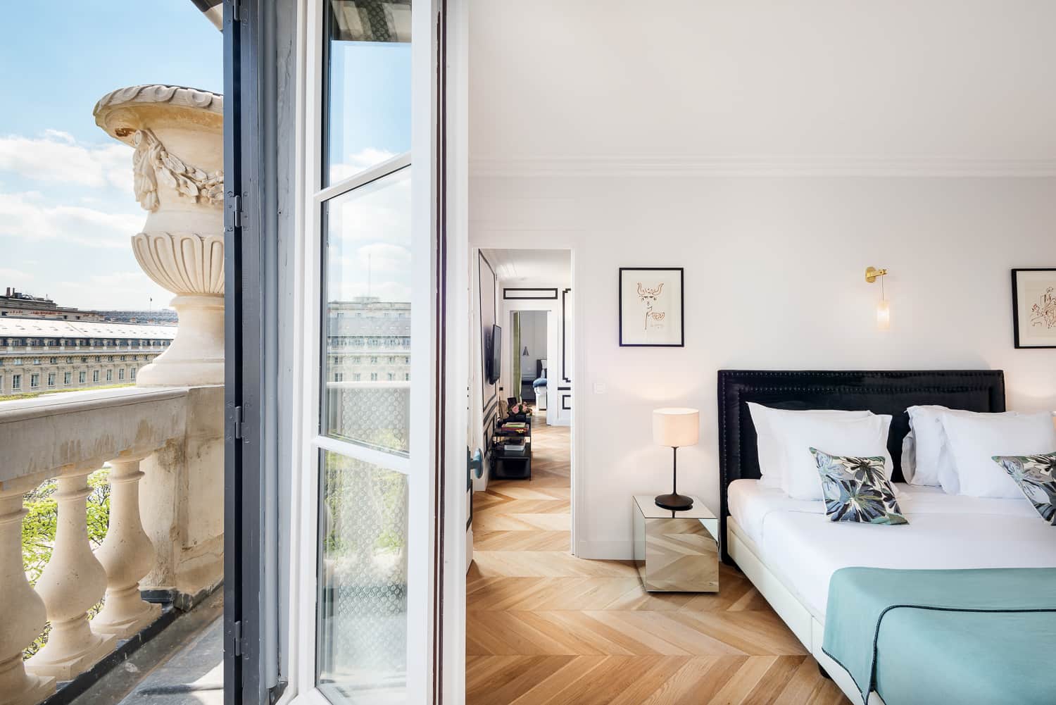 Le Royal Garden Louvre Duplex 121 m2 chambre