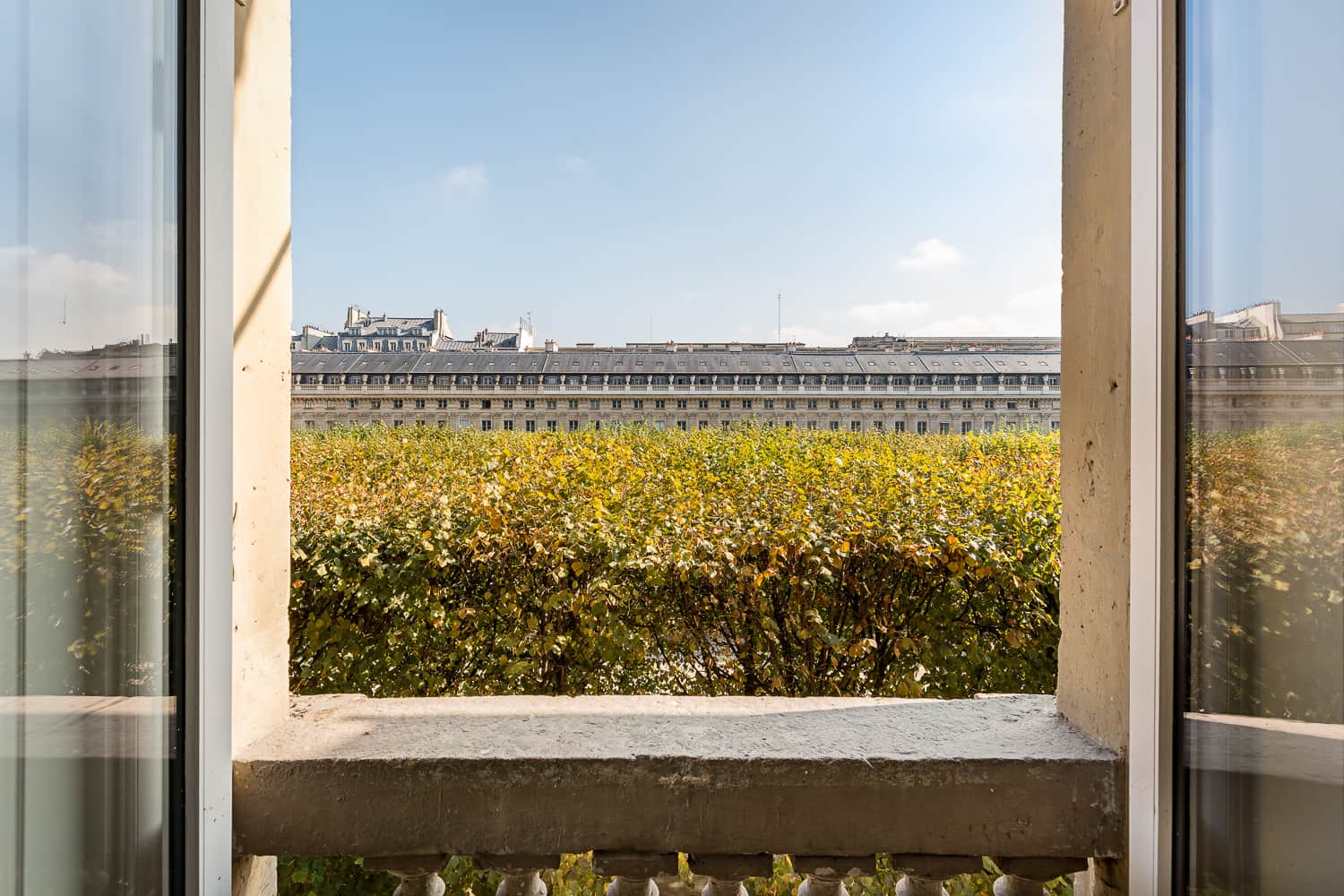 Le Royal Garden Louvre 233 m vue de l'appartement