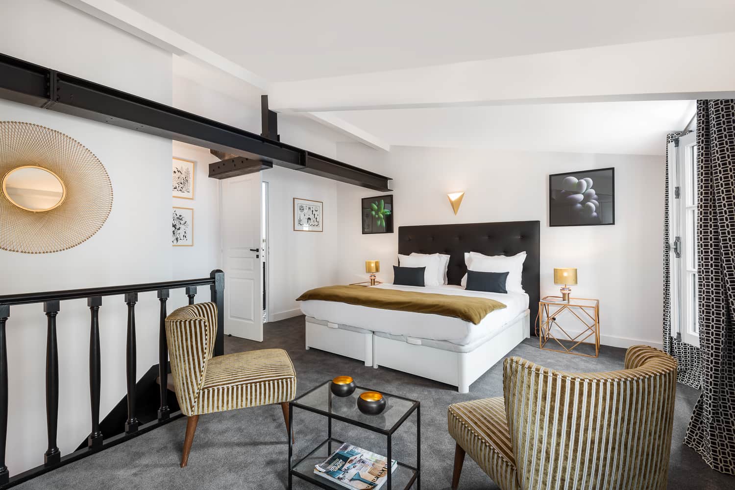 Le Royal Garden Louvre Duplex 121 m2 chambre