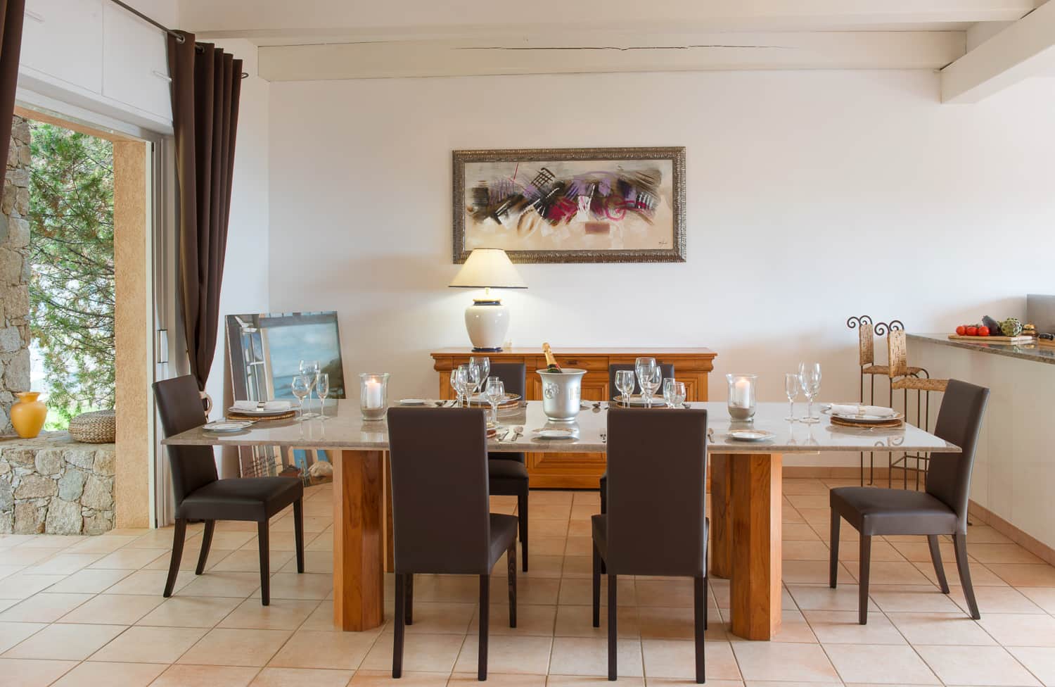Salle à manger - Villa Palmeraie