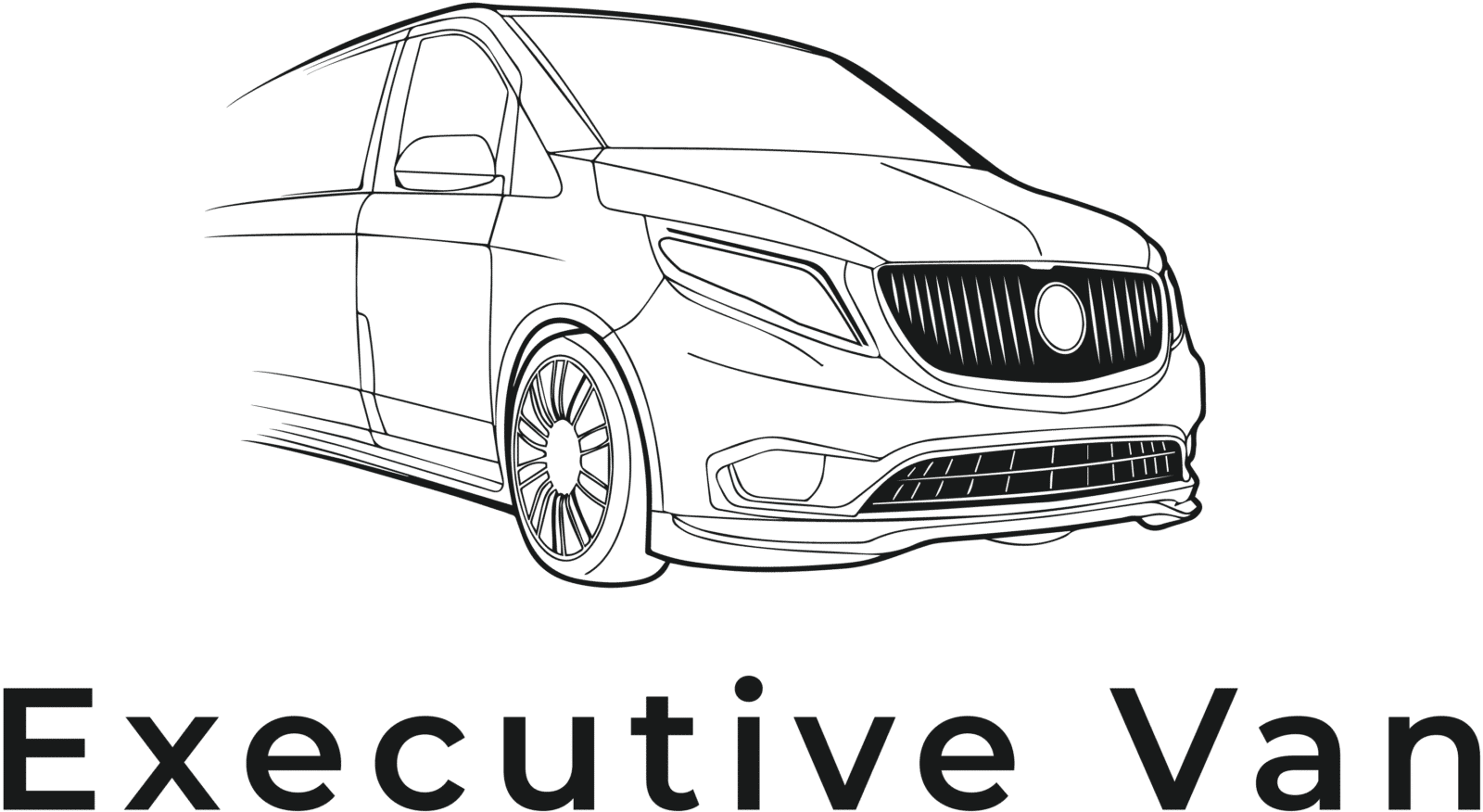 Logo Executive Van - noir