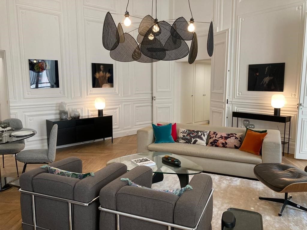 séjour d'un Logements meublés Versailles