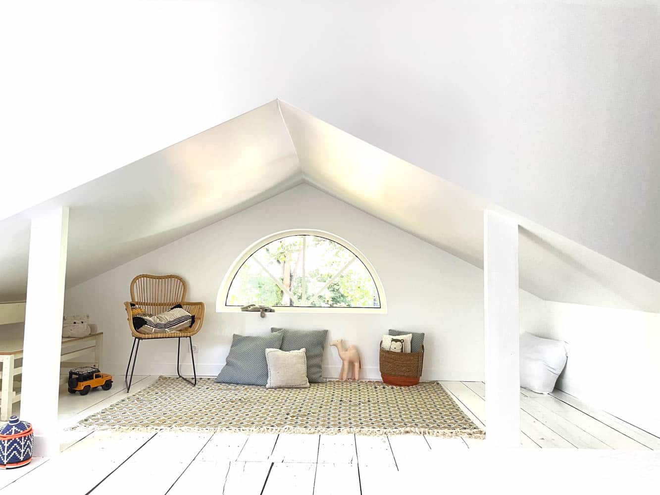 chambre enfant sous les toits