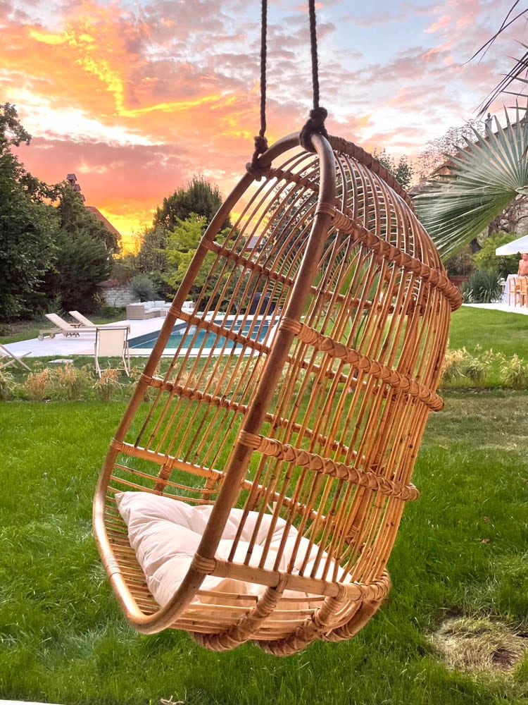 balancoire d'une maison en corse