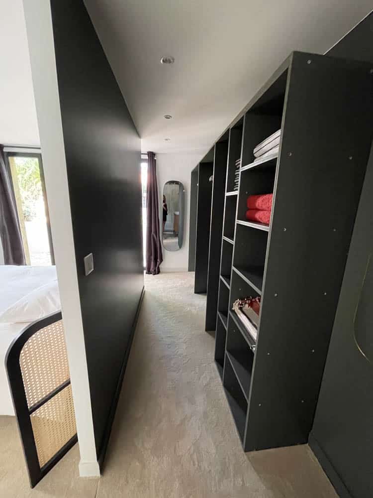 dressing d'une villa