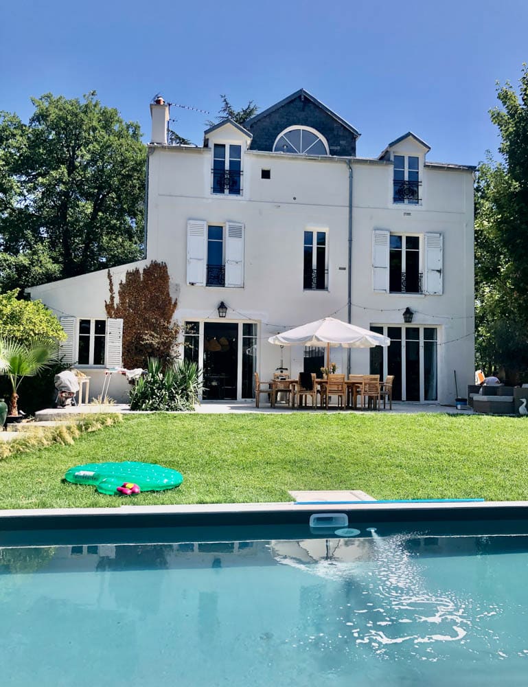 maison avec piscine en location haut de gamme