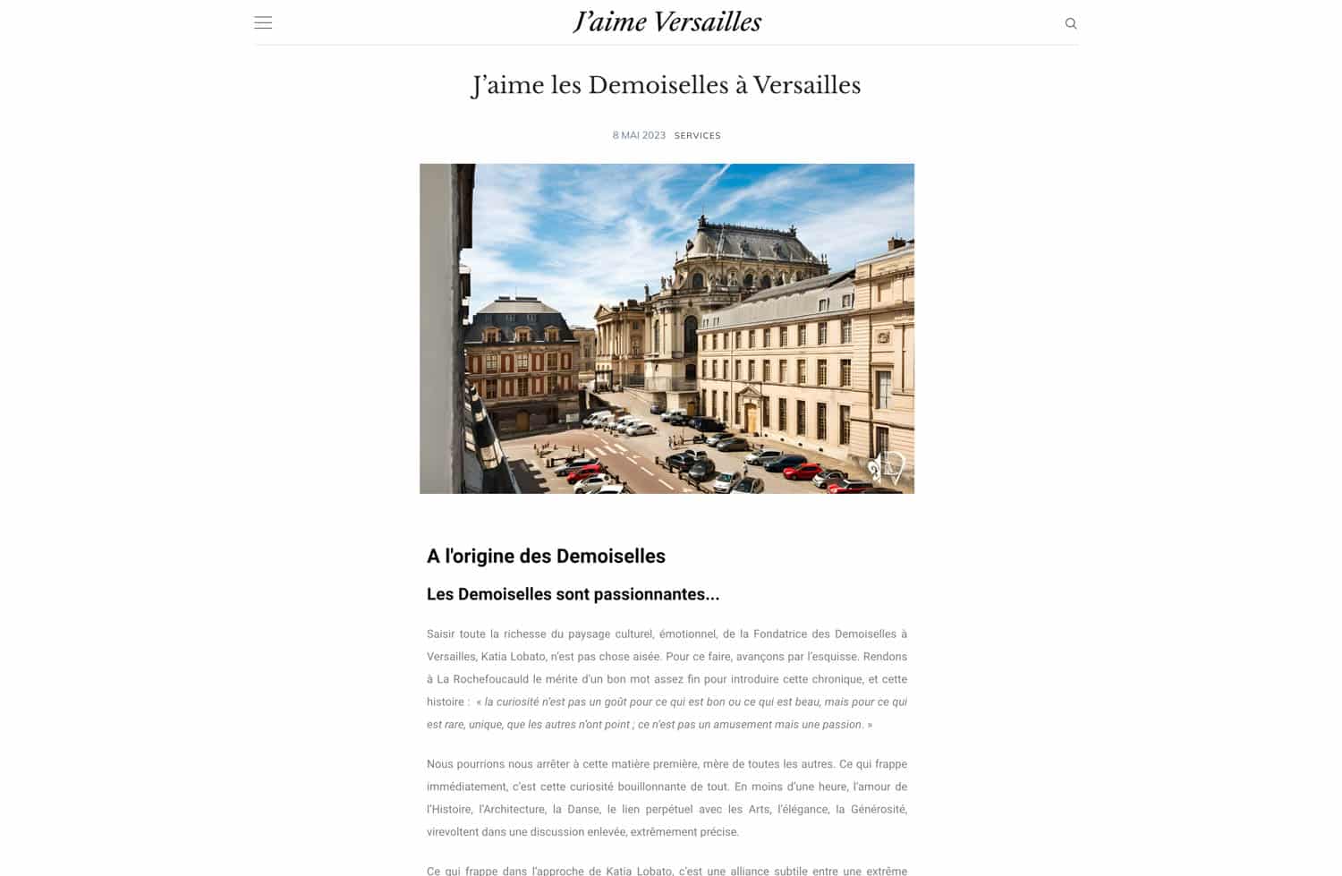 article de presse sur les conciergerie