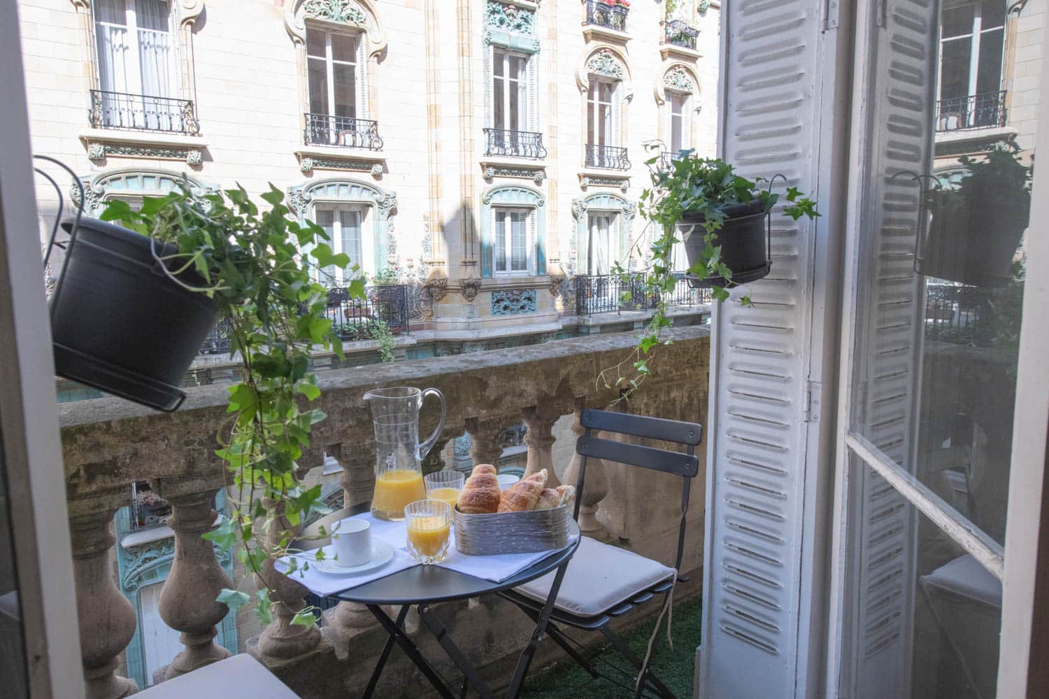 terrasse d'un appartement sur versailles