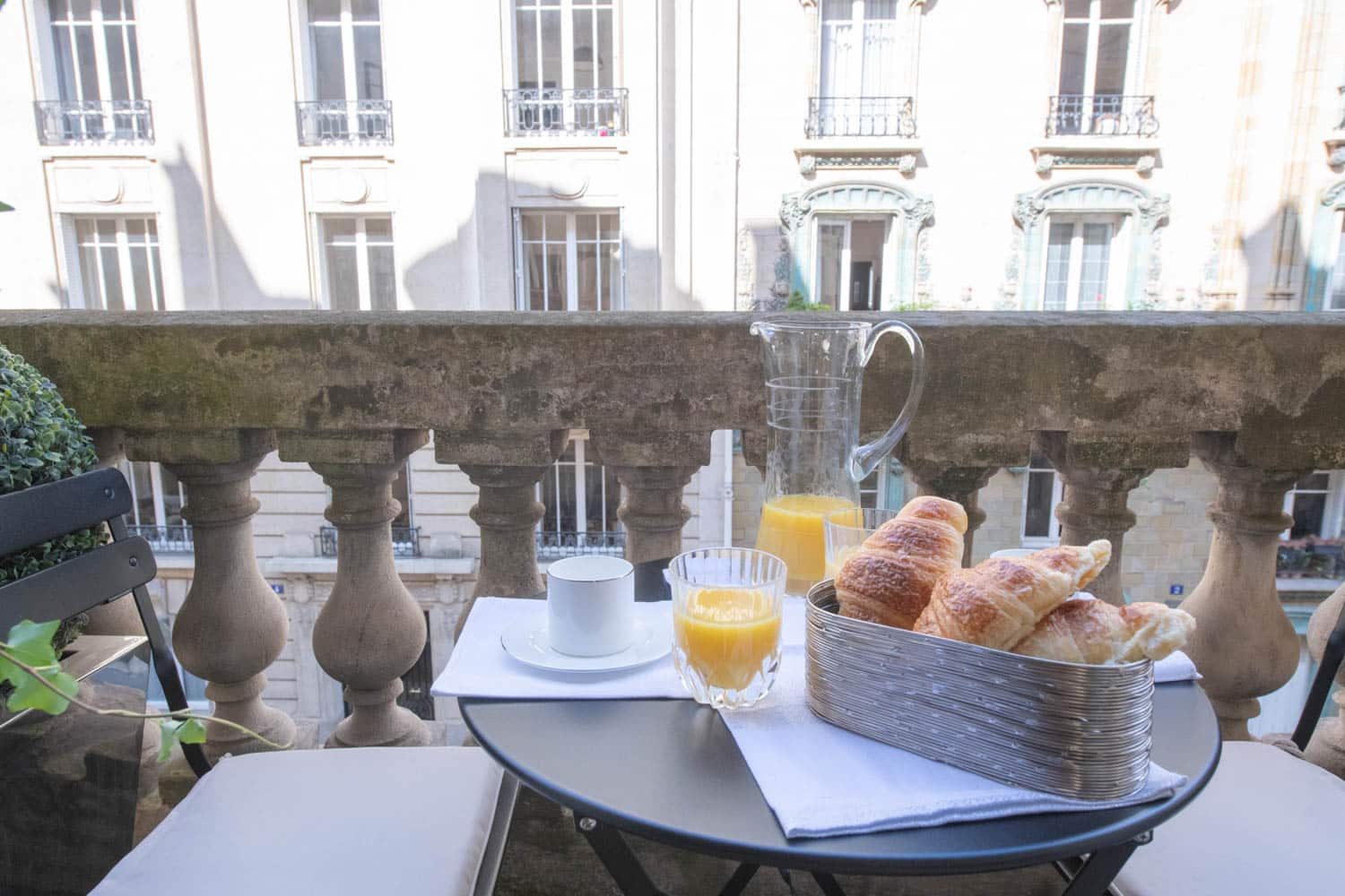 terrasse d'un appartement sur versailles