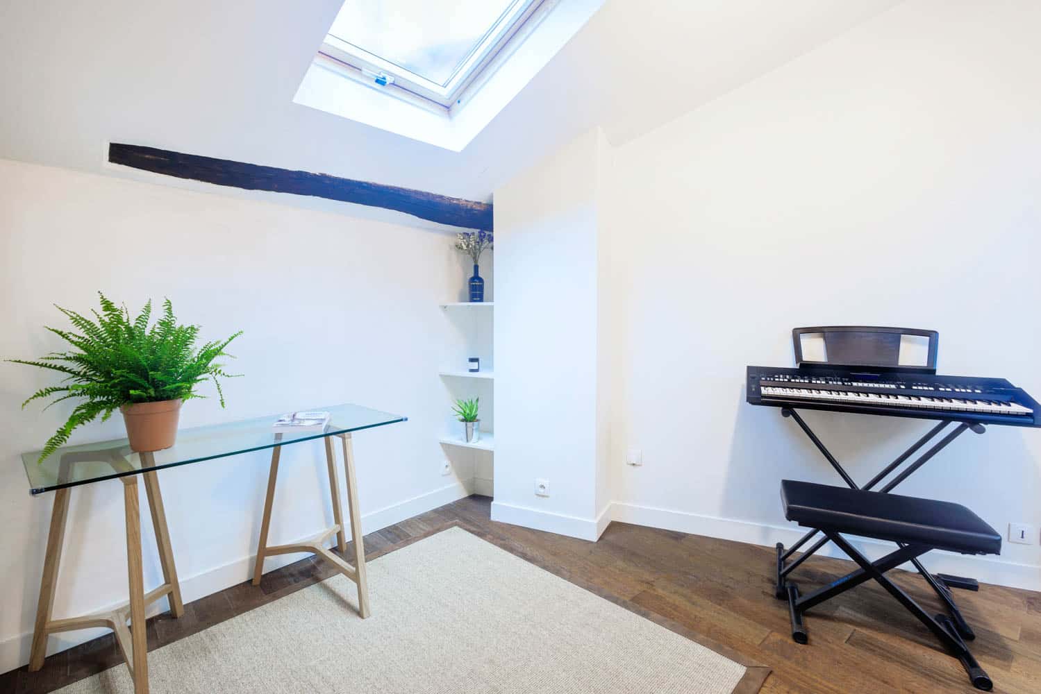 bureau d'une location en airbnb d'une maison