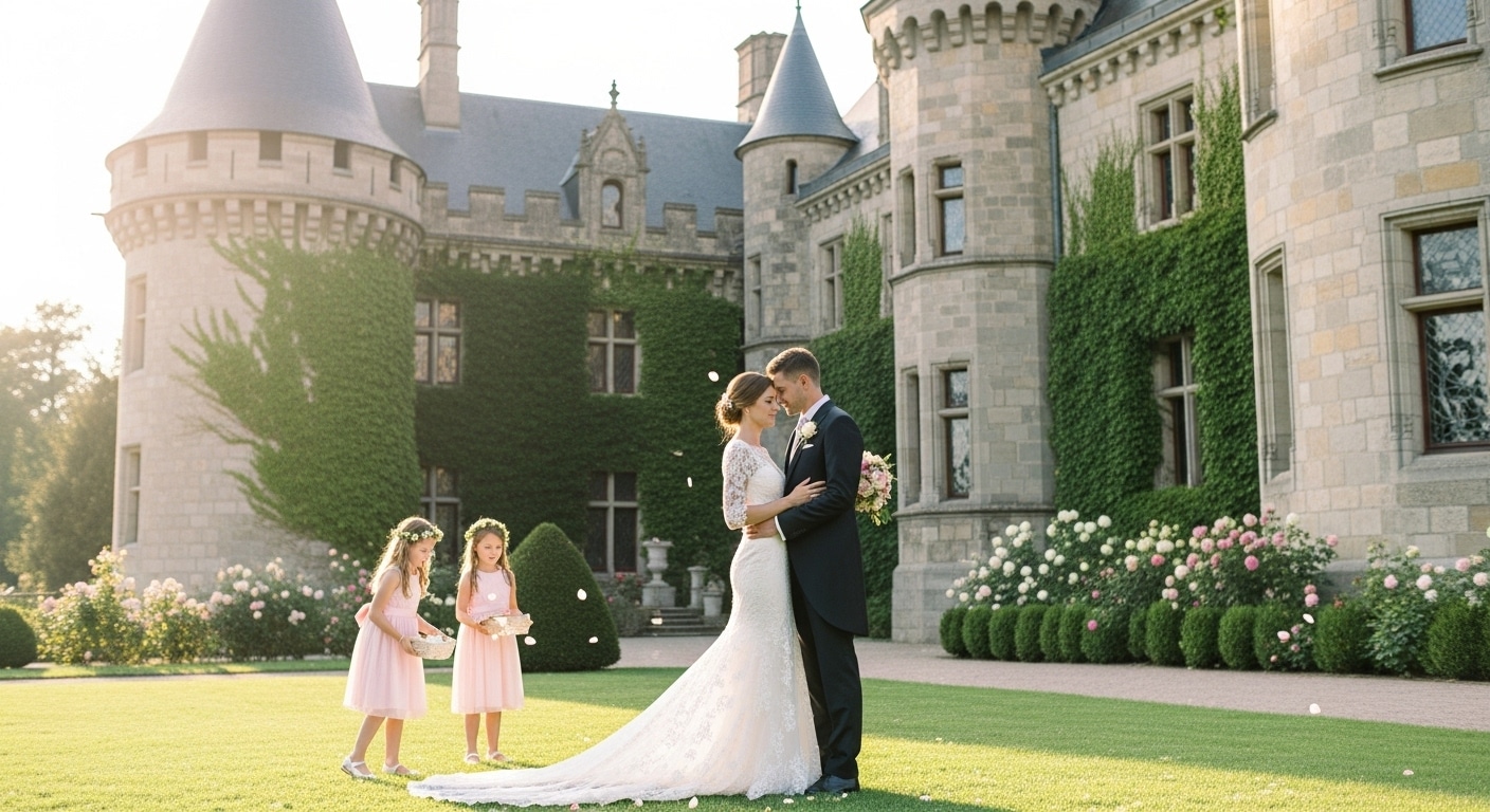 Château d’exception événement et shooting mariage