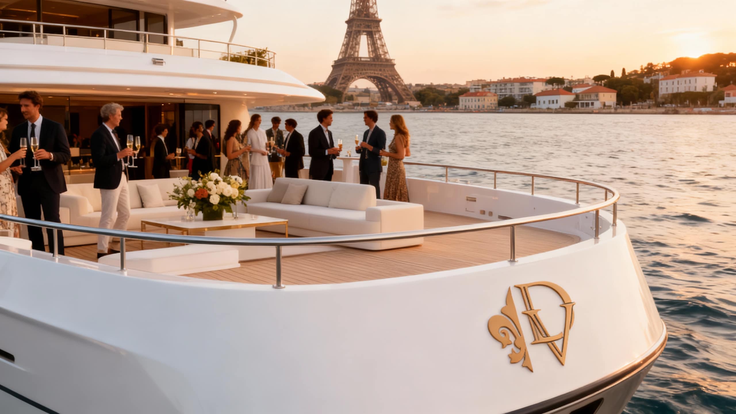 Événement corporate discret à bord — conciergerie privée
